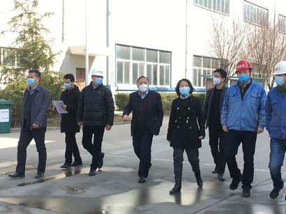 【陜重有限】市國資委巡視員許一雙一行檢查、指導(dǎo)陜重公司疫情防控工作